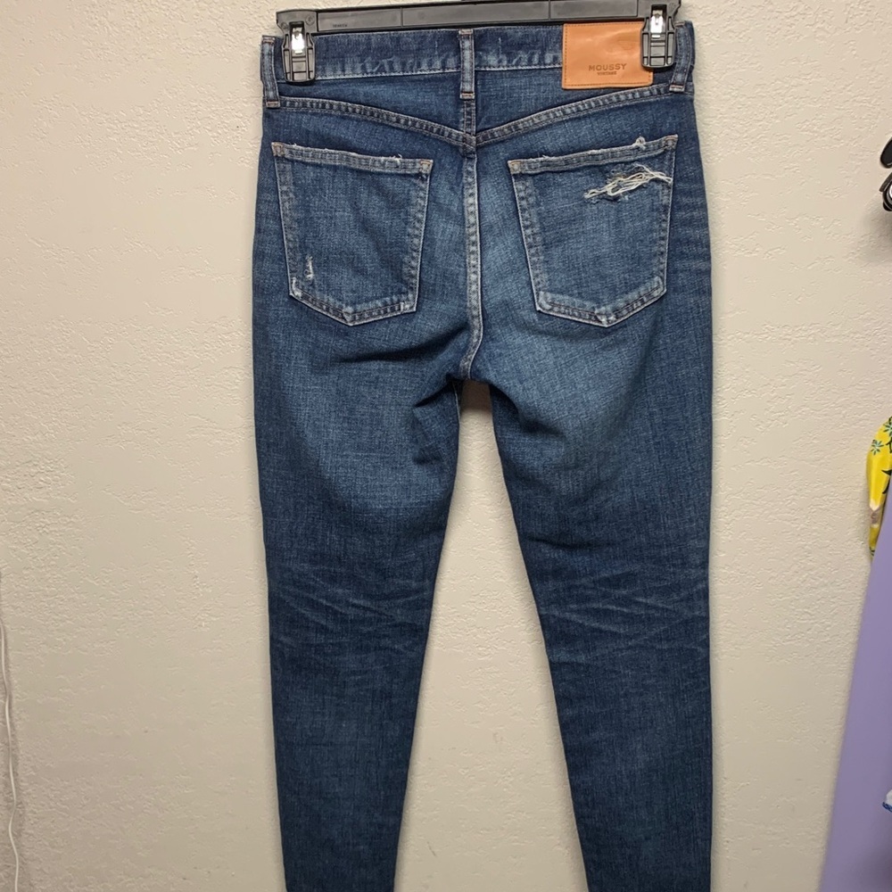 Moussy Blue Ankle Jeans - Picture 3 of 3